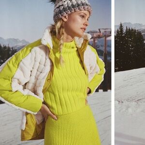 Anthropologie Snow Day Quilted Jacket